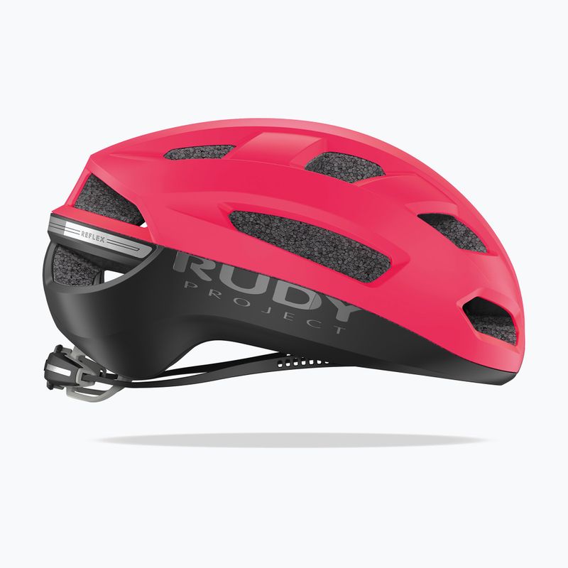 Cyklistická prilba Rudy Project Skudo pink fluo/black matte 3