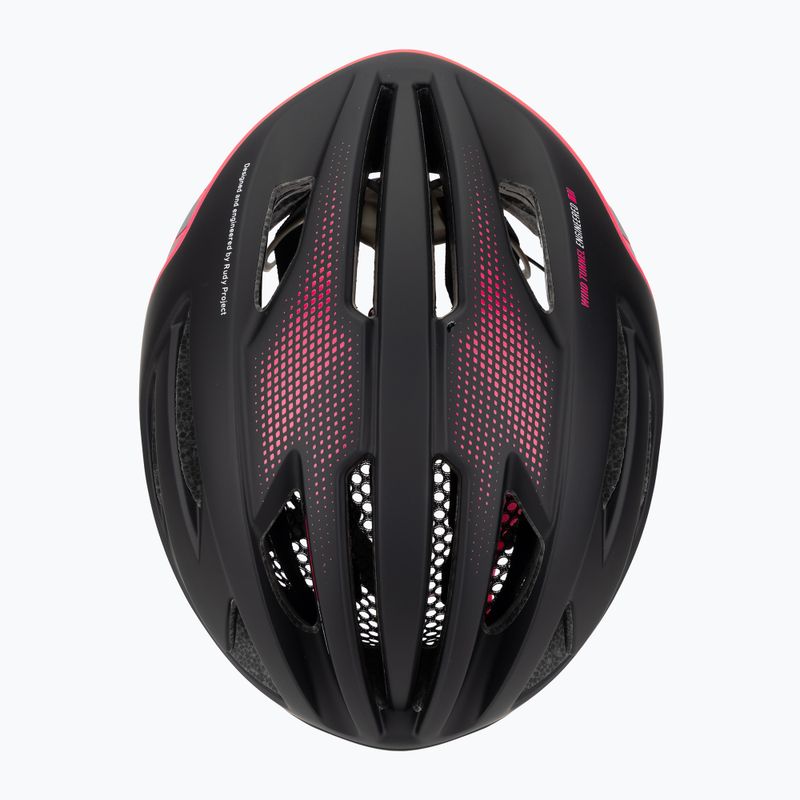Cyklistická prilba Rudy Project Egos black/pink fluo matte 6