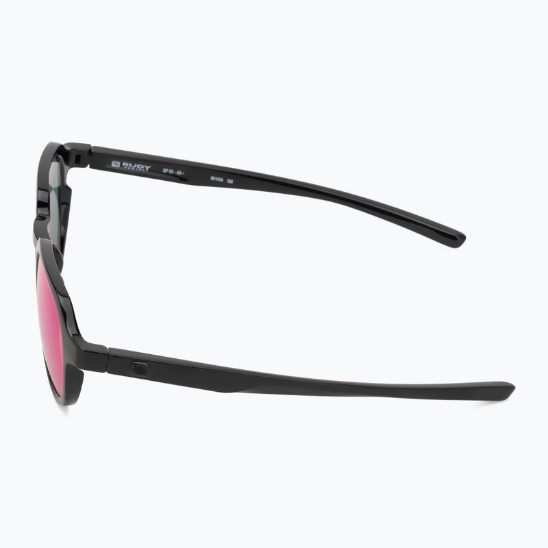 Slnečné okuliare Rudy Project Glamshady black gloss/polar 3fx HDR multilaser red 4