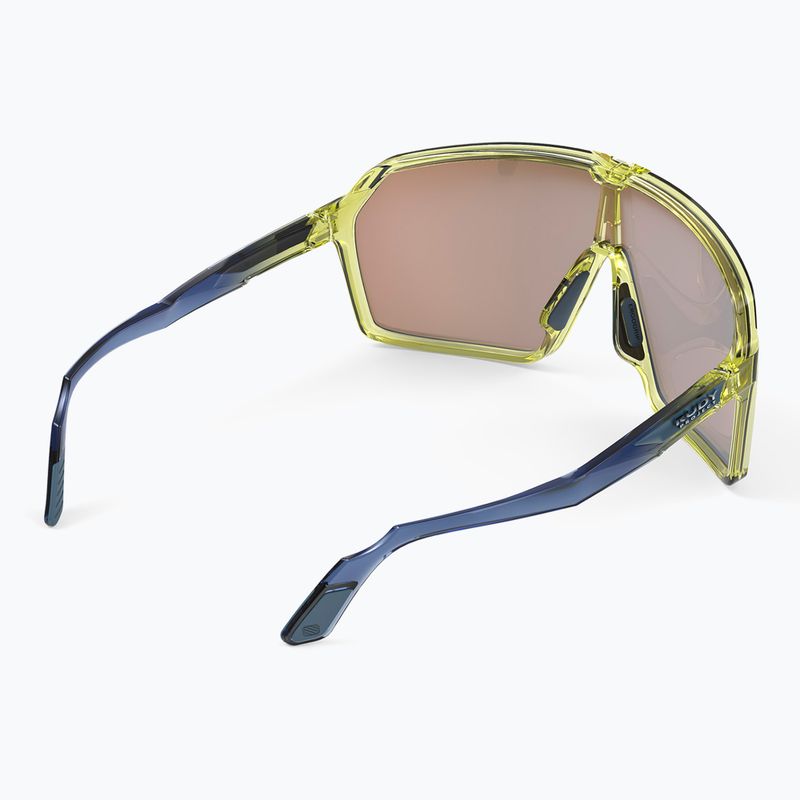 Slnečné okuliare Rudy Project Spinshield crystal blue avio/apple green/multilaser yellow 5