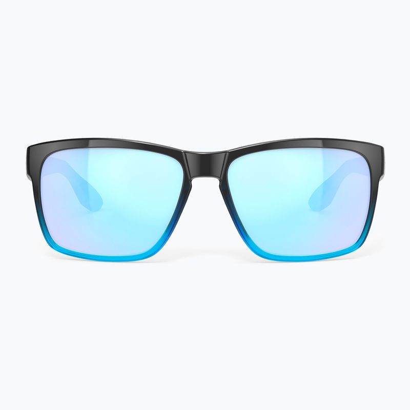 Slnečné okuliare Rudy Project Spinhawk Edge čierna fade crystal azur gloss/multilaser ice 2