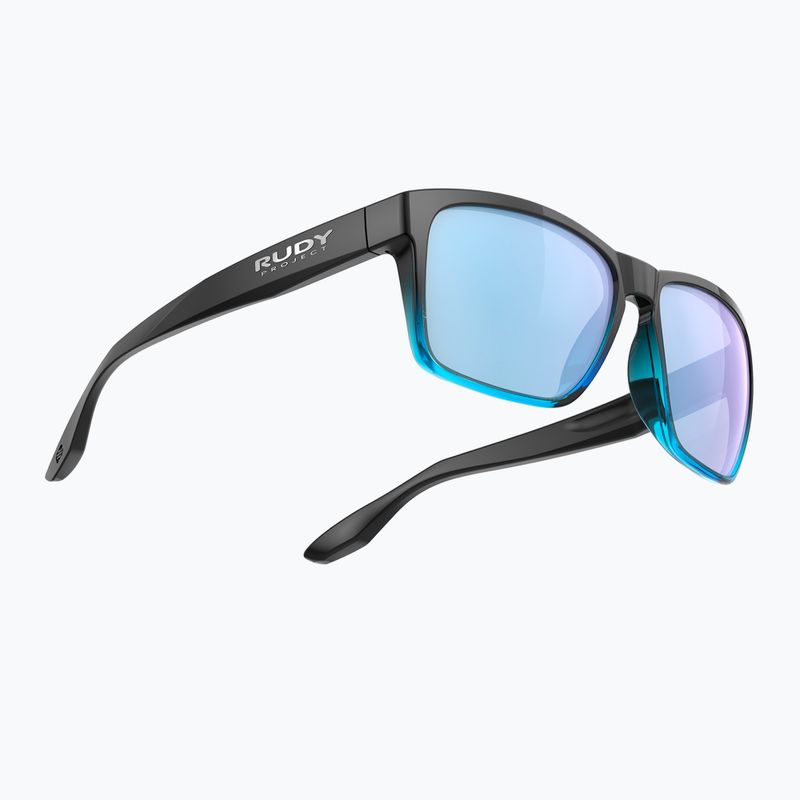 Slnečné okuliare Rudy Project Spinhawk Edge čierna fade crystal azur gloss/multilaser ice 3