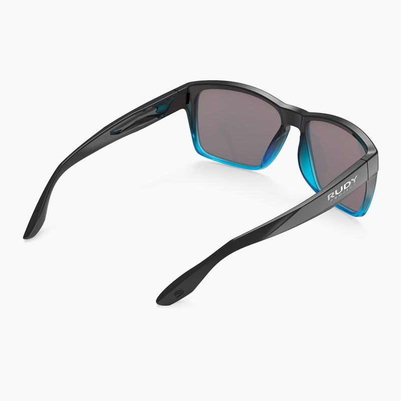 Slnečné okuliare Rudy Project Spinhawk Edge čierna fade crystal azur gloss/multilaser ice 5