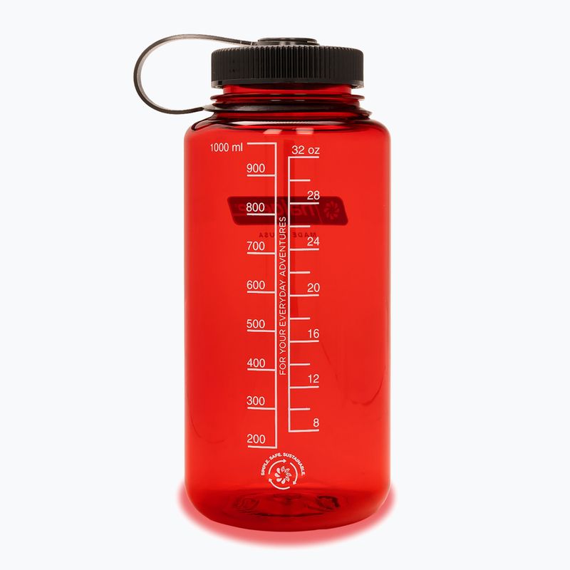 Cestovná fľaša Nalgene Wide Mouth Sustain 1000 ml červená 2