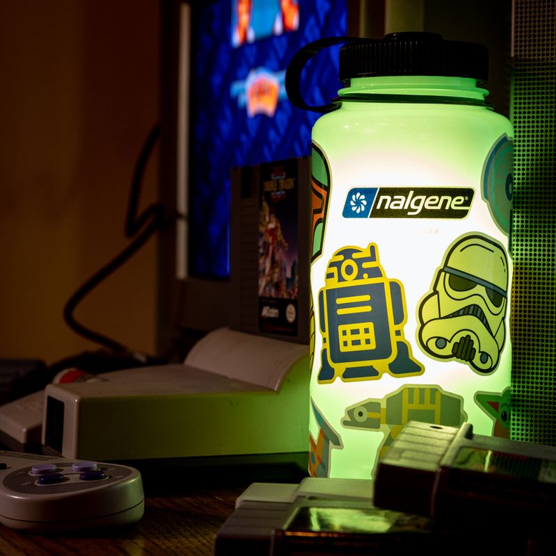 Turistická fľaša Nalgene Wide Mouth glow green 4
