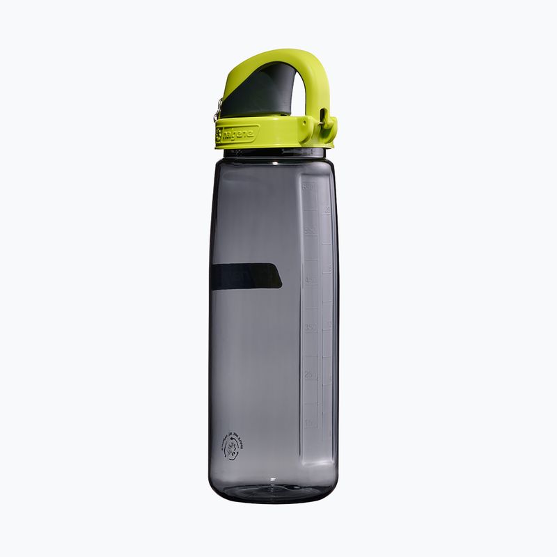 Turistická fľaša Nalgene On The Fly 740 ml charcoal/lime cap 2