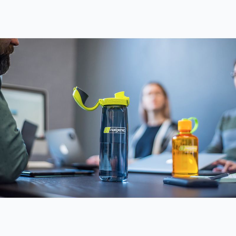 Turistická fľaša Nalgene On The Fly 740 ml charcoal/lime cap 6