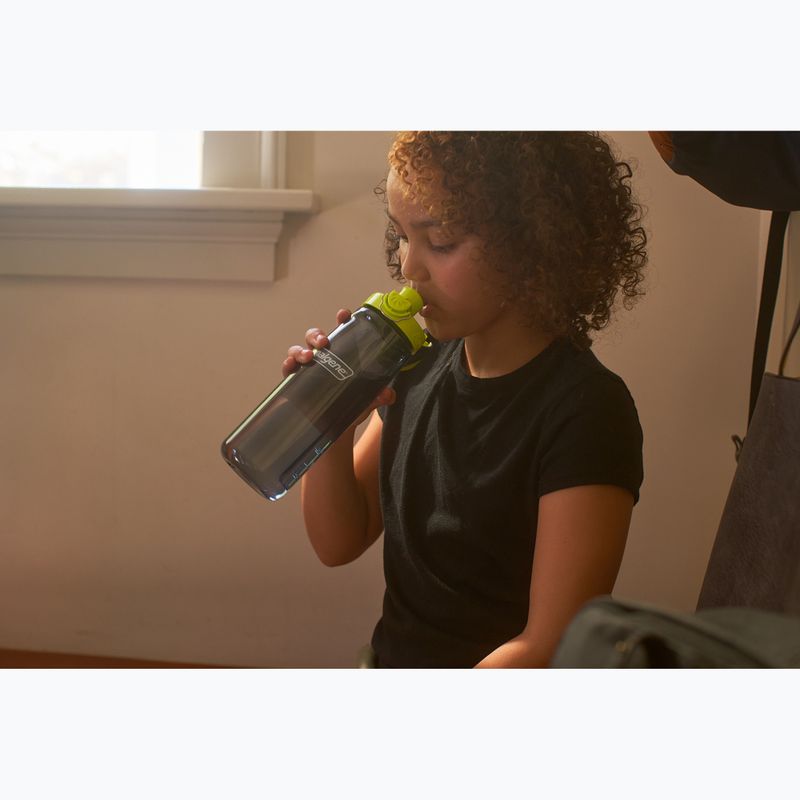 Turistická fľaša Nalgene On The Fly 740 ml charcoal/lime cap 9