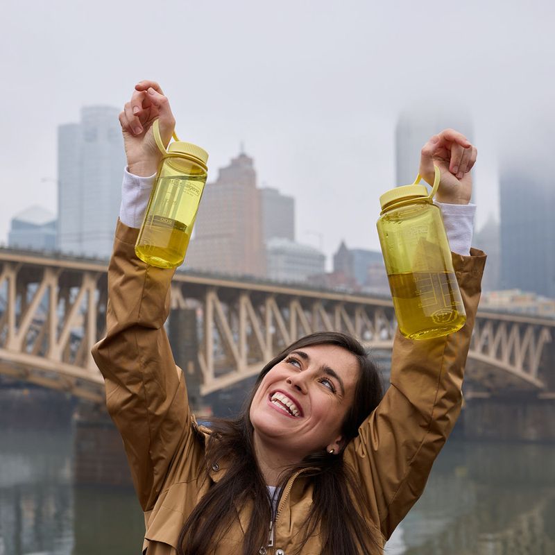 Fľaša na vodu Nalgene Wide Mouth 1000 ml butter 9