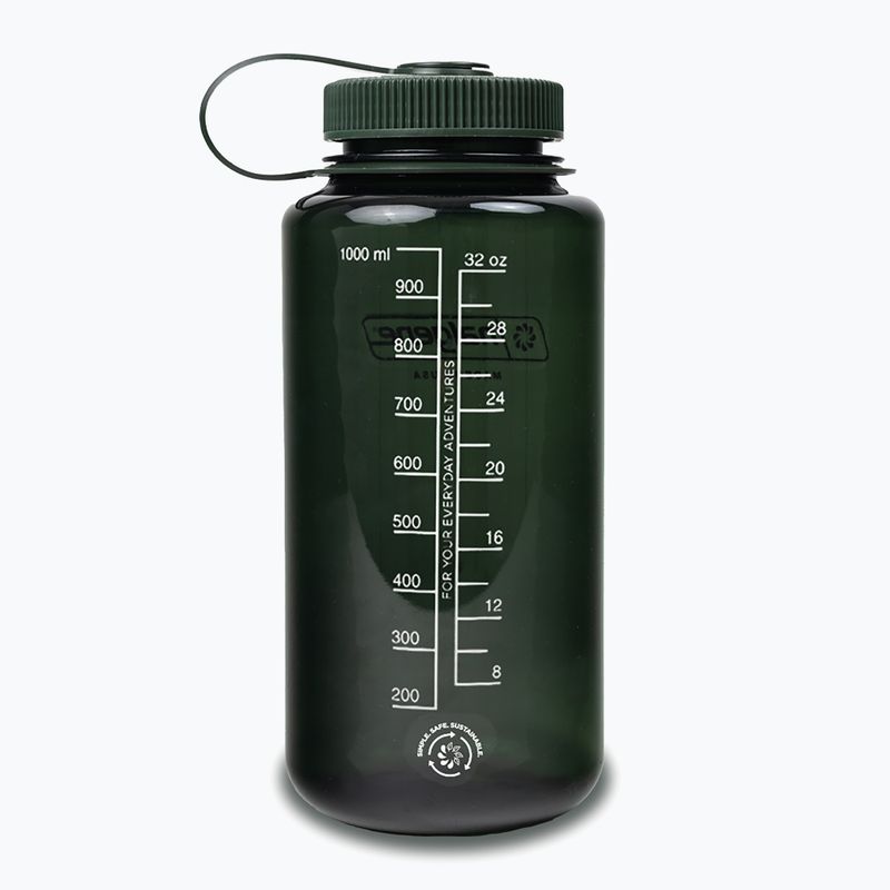 Cestovná fľaša Nalgene Wide Mouth Sustain 1000 ml monochromatická nefritová 2