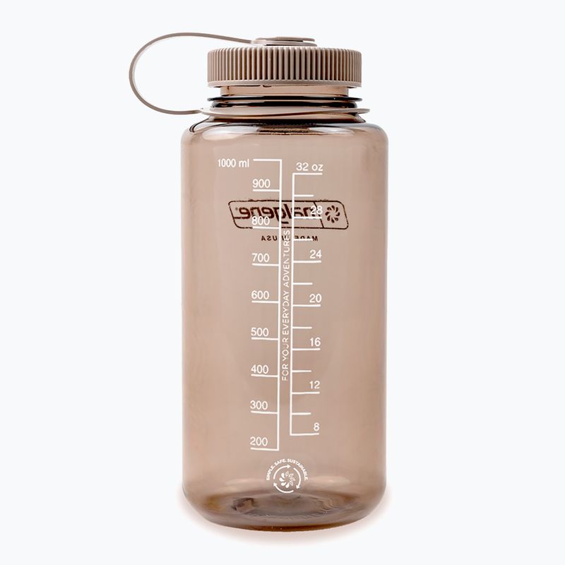Cestovná fľaša Nalgene Wide Mouth Sustain 1000 ml monochromatická moka 2