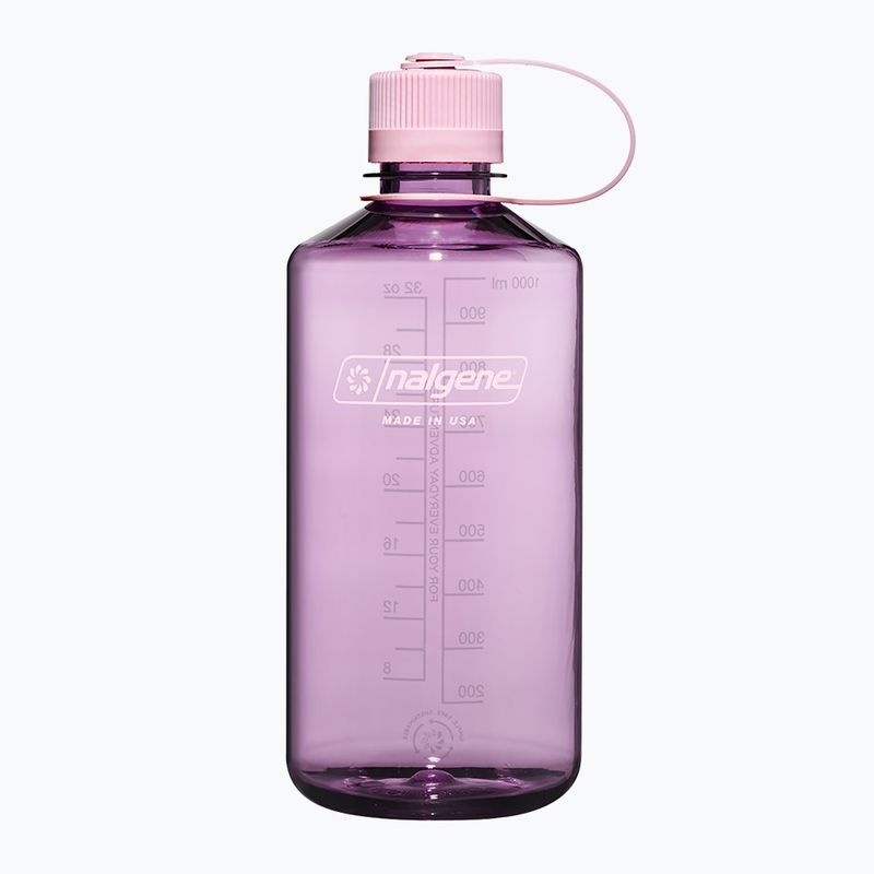 Turistická fľaša Nalgene Narrow Mouth 1000 ml cherry blossom