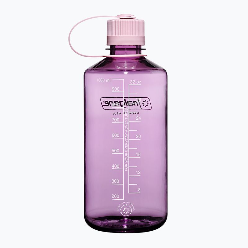 Turistická fľaša Nalgene Narrow Mouth 1000 ml cherry blossom 2