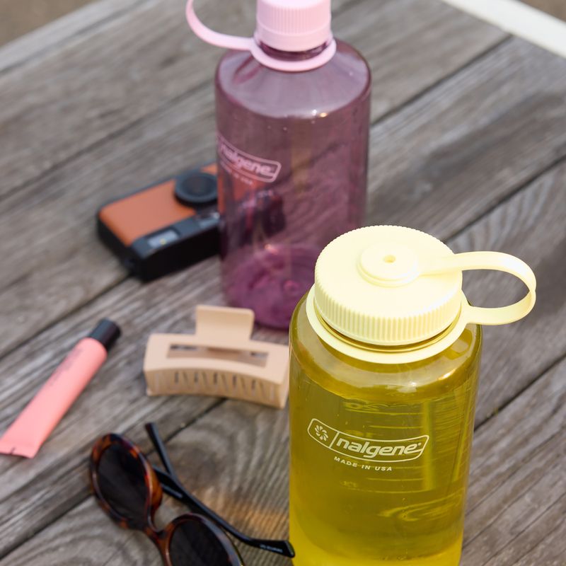 Turistická fľaša Nalgene Narrow Mouth 1000 ml cherry blossom 6