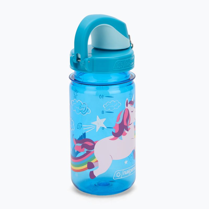 Turistická fľaša Nalgene On The Fly Kids 350 ml modrý jednorožec