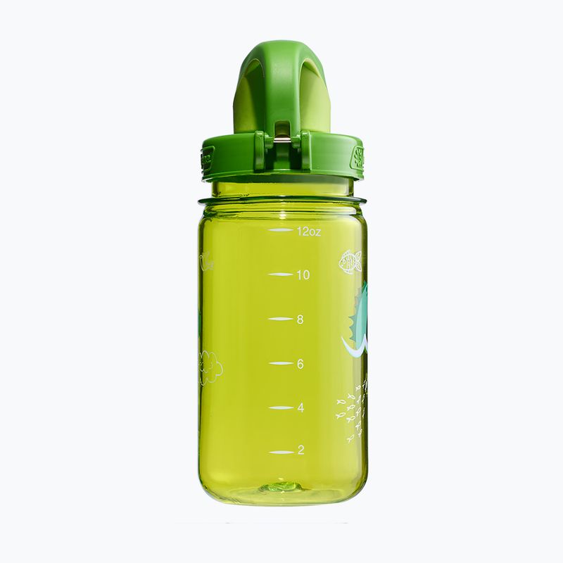 Turistická fľaša Nalgene On The Fly Kids 350 ml zelená nessie 2