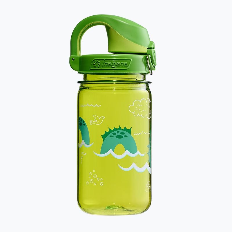 Turistická fľaša Nalgene On The Fly Kids 350 ml zelená nessie 3
