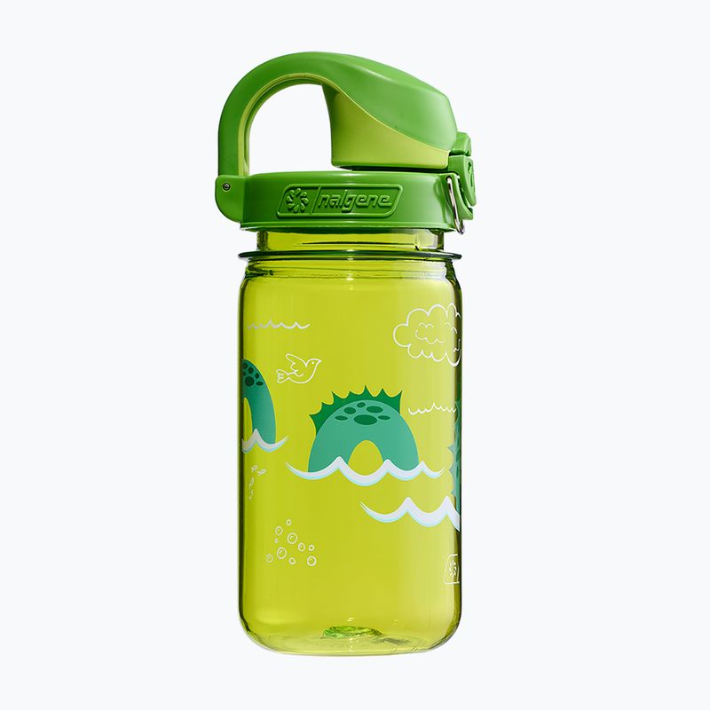 Turistická fľaša Nalgene On The Fly Kids 350 ml zelená nessie 4