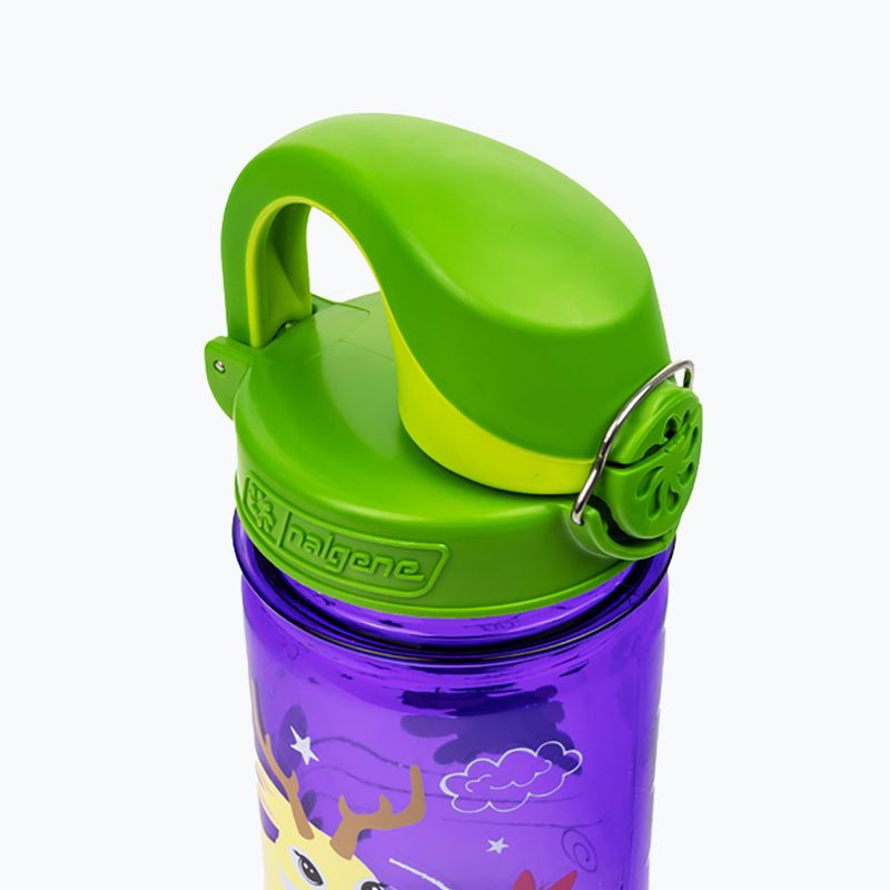 Cestovná fľaša Nalgene On The Fly Kids 350 ml fialový jackalope 5