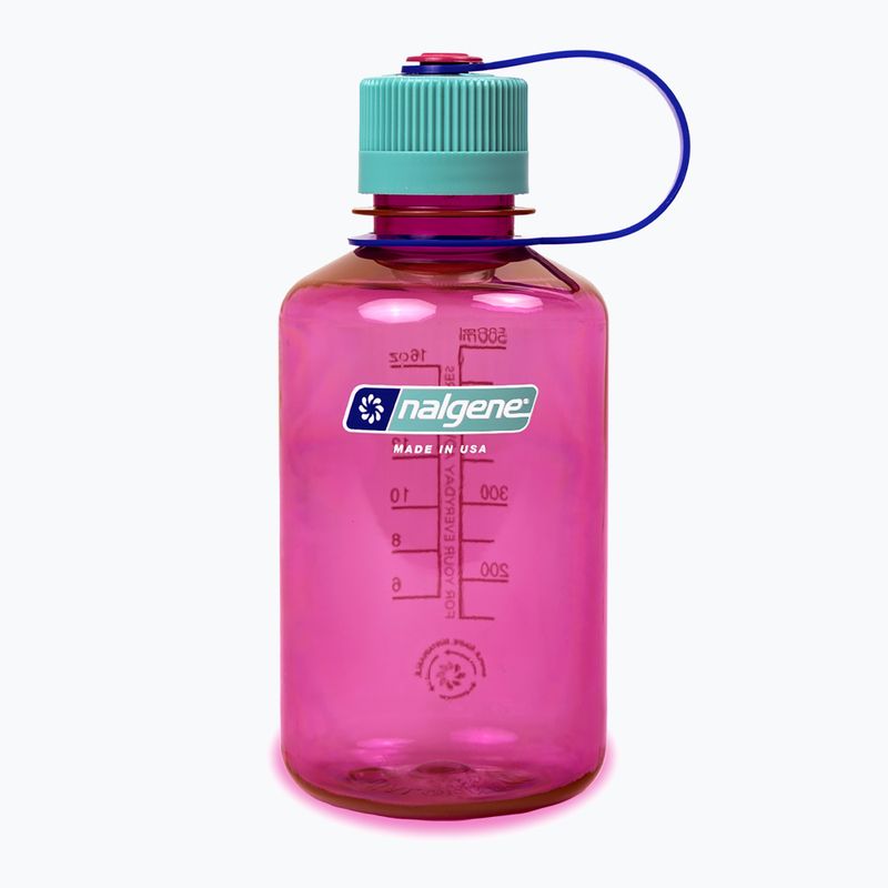 Cestovná fľaša Nalgene Narrow Mouth Sustain 500 ml electric magenta