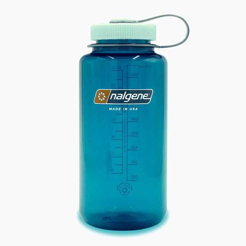 Cestovná fľaša Nalgene Wide Mouth Sustain 1000 ml pstruh zelená