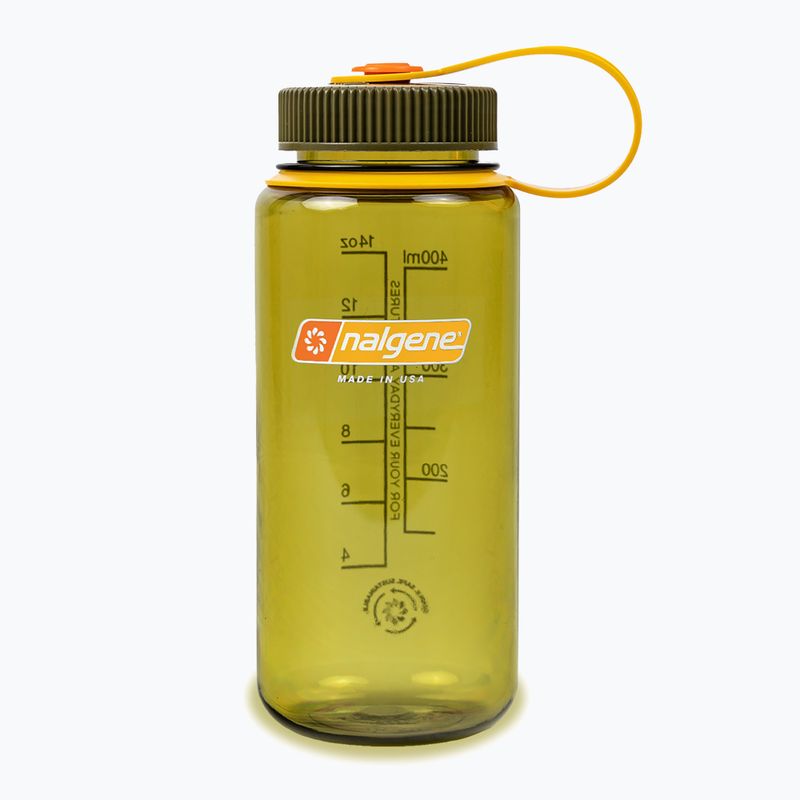 Cestovná fľaša Nalgene Wide Mouth Sustain 500 ml olivová  2