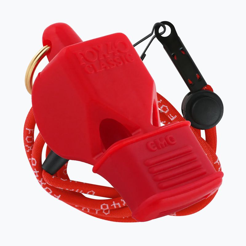 Píšťalka so šnúrkou Fox 4 Classic CMG Safety červená 963
