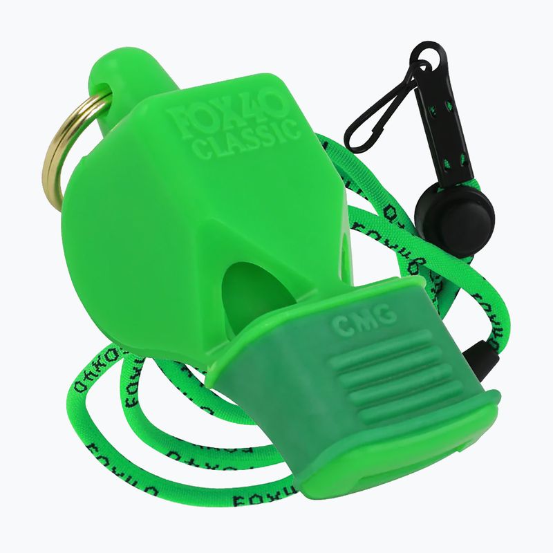 Píšťalka so šnúrkou Fox 4 Classic CMG Safety zelená 963