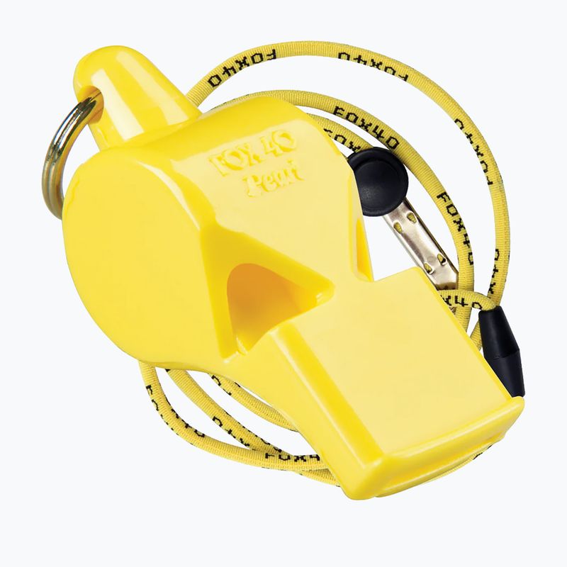 Píšťalka so šnúrkou Fox 4 Pearl Safety žltá 973