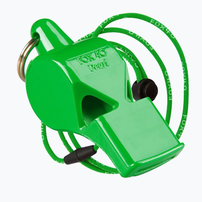 Píšťalka so šnúrkou Fox 4Pearl Safety Neon Green 973