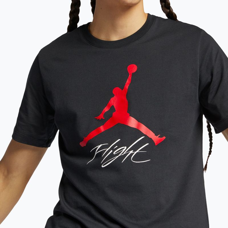 Pánske tričko Jordan Jumpman Flight black/gym red 5