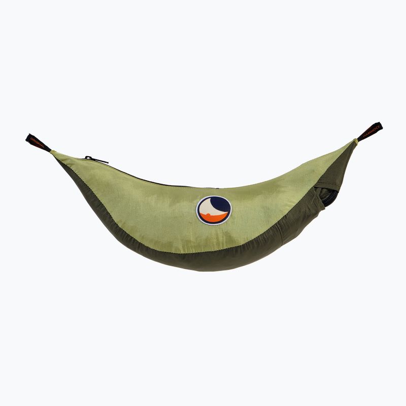 Turistická hamaka pre 2 osoby Ticket To The Moon Original army green/green apple 2