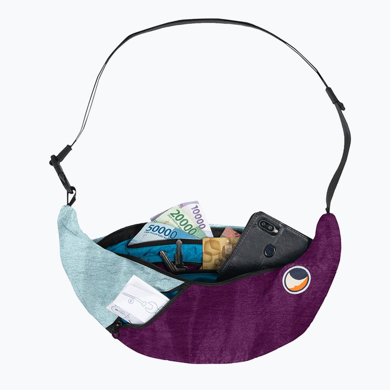 Taška cez rameno Ticket To The Moon Upcycled Sling bag plum/cloud 2