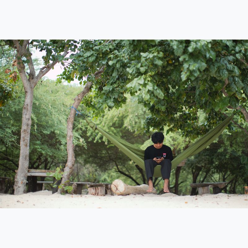 Turistická hojdacia sieť Ticket To The Moon Compact leaf green 5