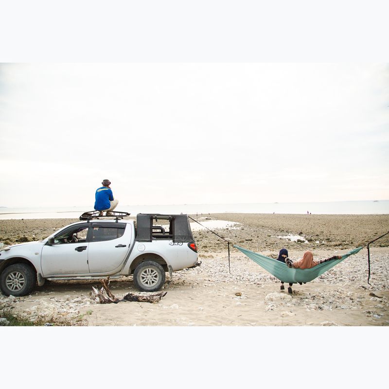 Turistická hojdacia sieť Ticket To The Moon Compact petrol green 6