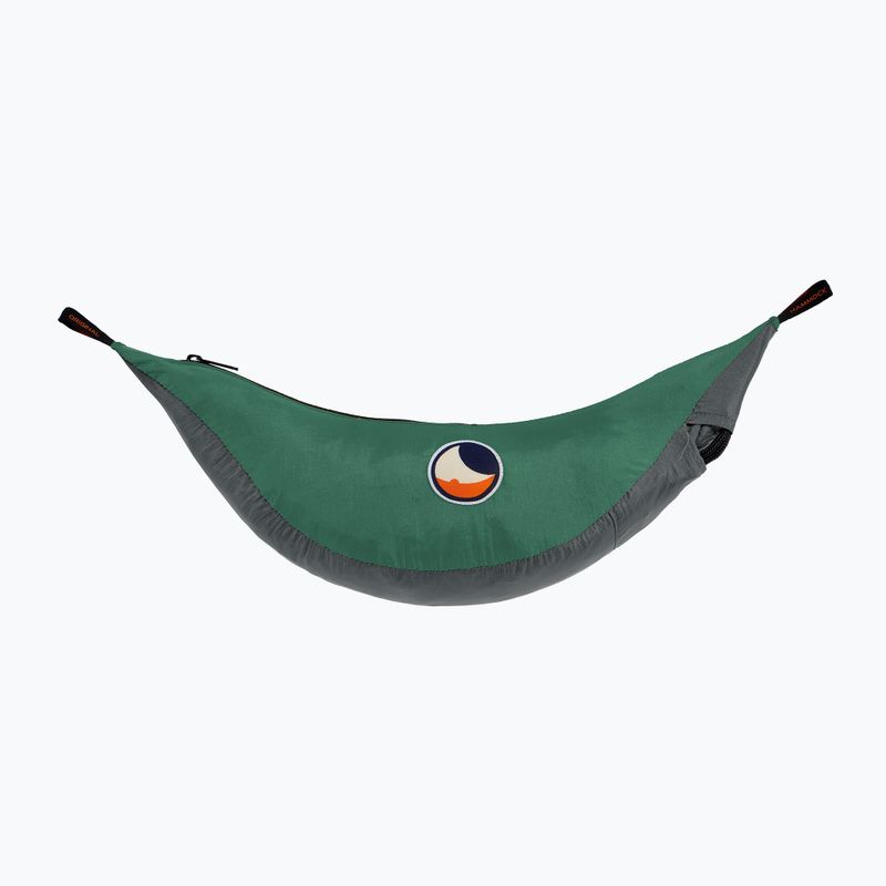Turistická dvojmiestna hojdaca sieť Ticket To The Moon Original petrol green/dark grey 2