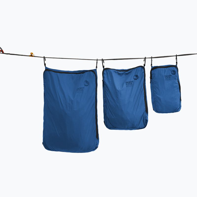 Sada organizérov Ticket To The Moon Travel Cube Set 3 pcs. lightest blue/blue 2