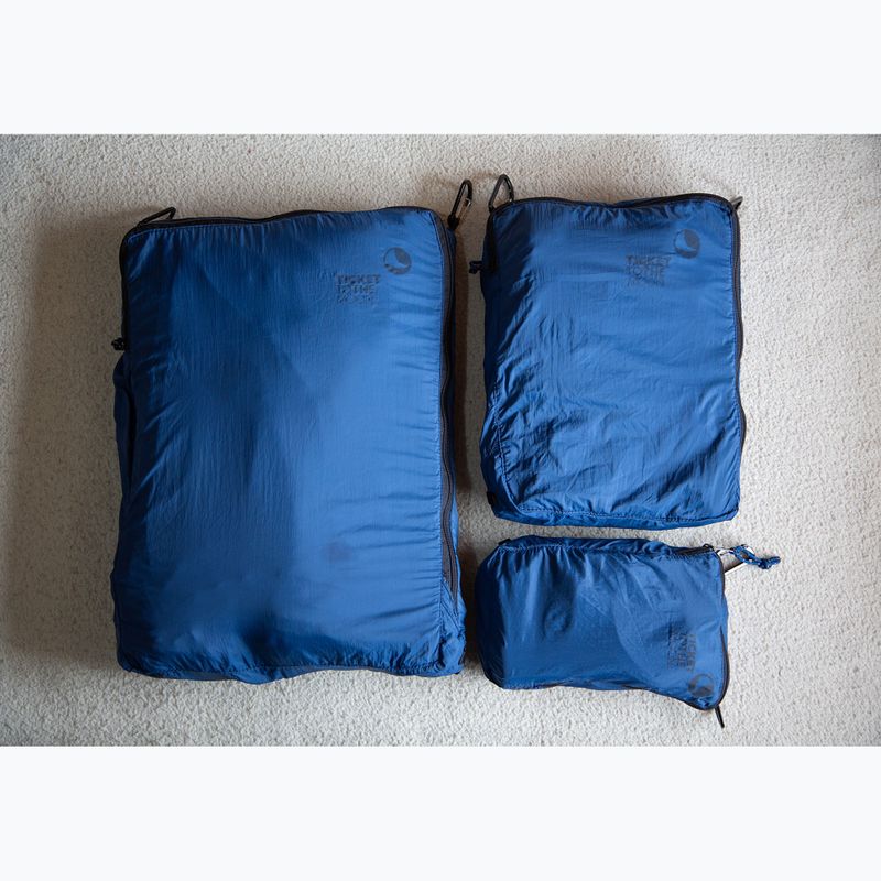 Sada organizérov Ticket To The Moon Travel Cube Set 3 pcs. lightest blue/blue 3