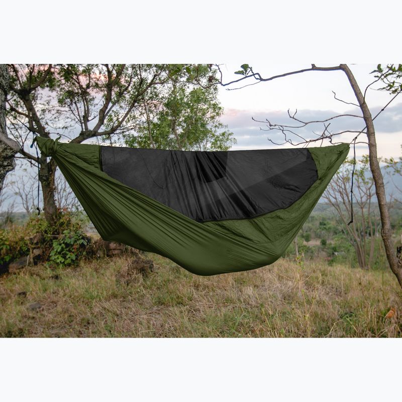 Turistická hojdacia sieť Ticket To The Moon Pro army green 5
