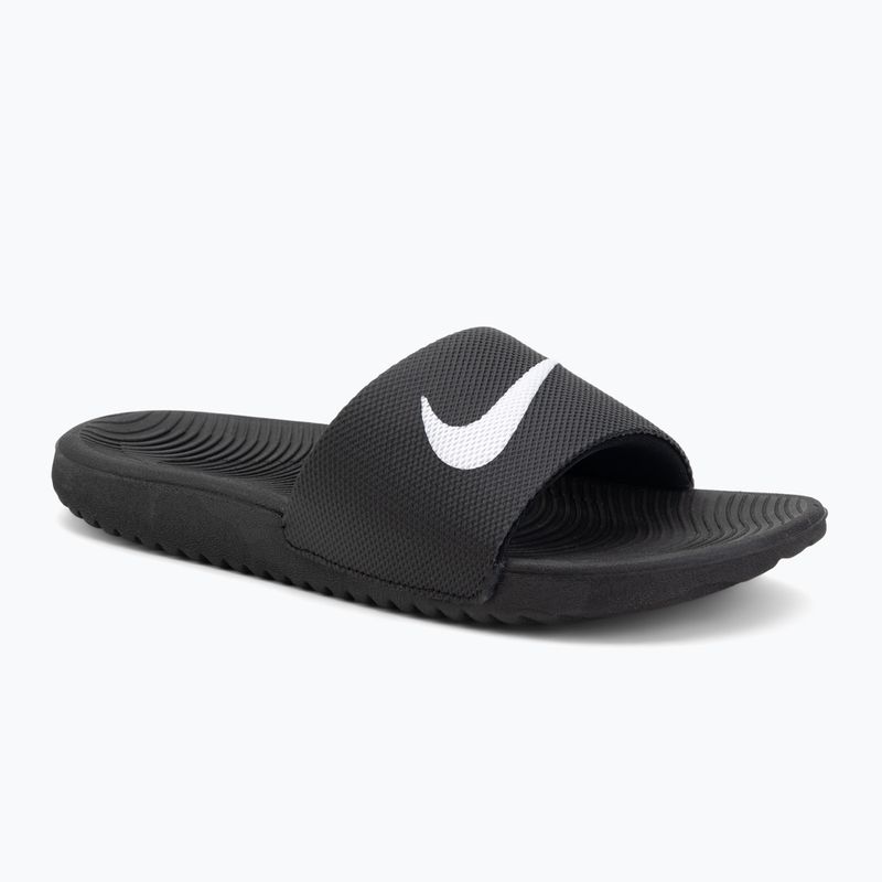 Detské šľapky Nike Kawa black/white