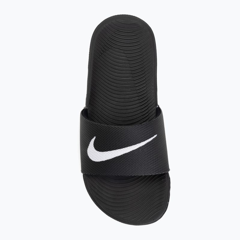 Detské šľapky Nike Kawa black/white 5