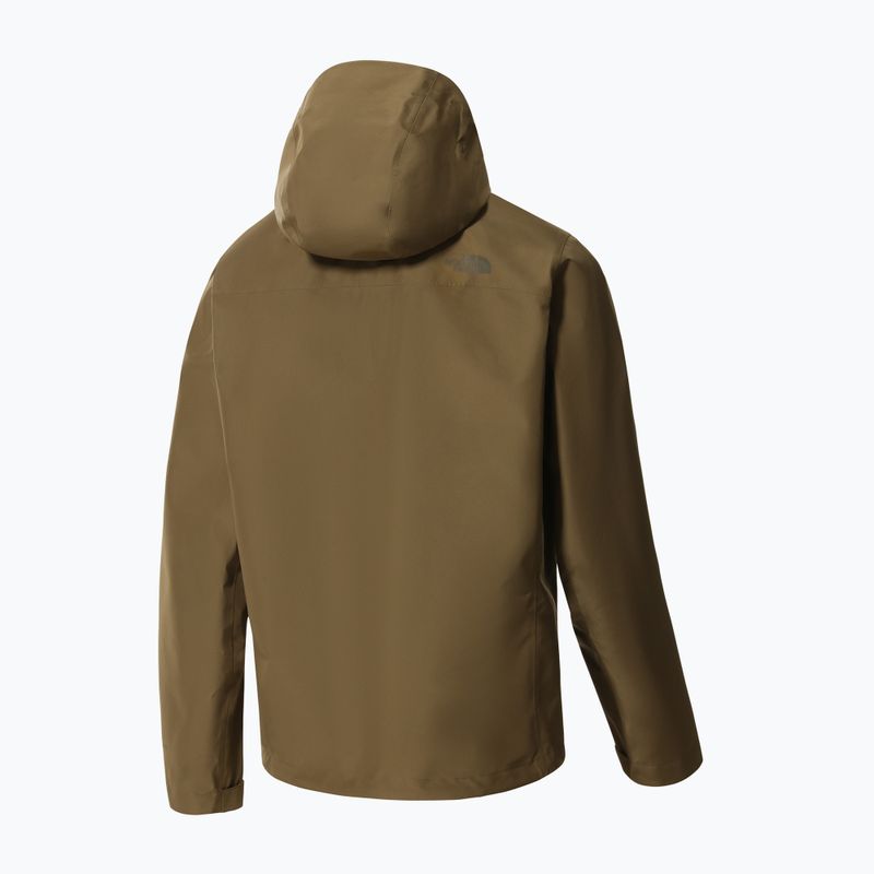 Pánska bunda do dažďa The North Face Dryzzle Futurelight brown NF0A7QB237U1 11