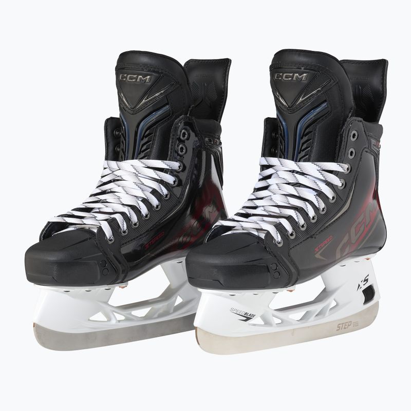 Detské hokejové korčule CCM JetSpeed FT8 INT TAPERED black 2