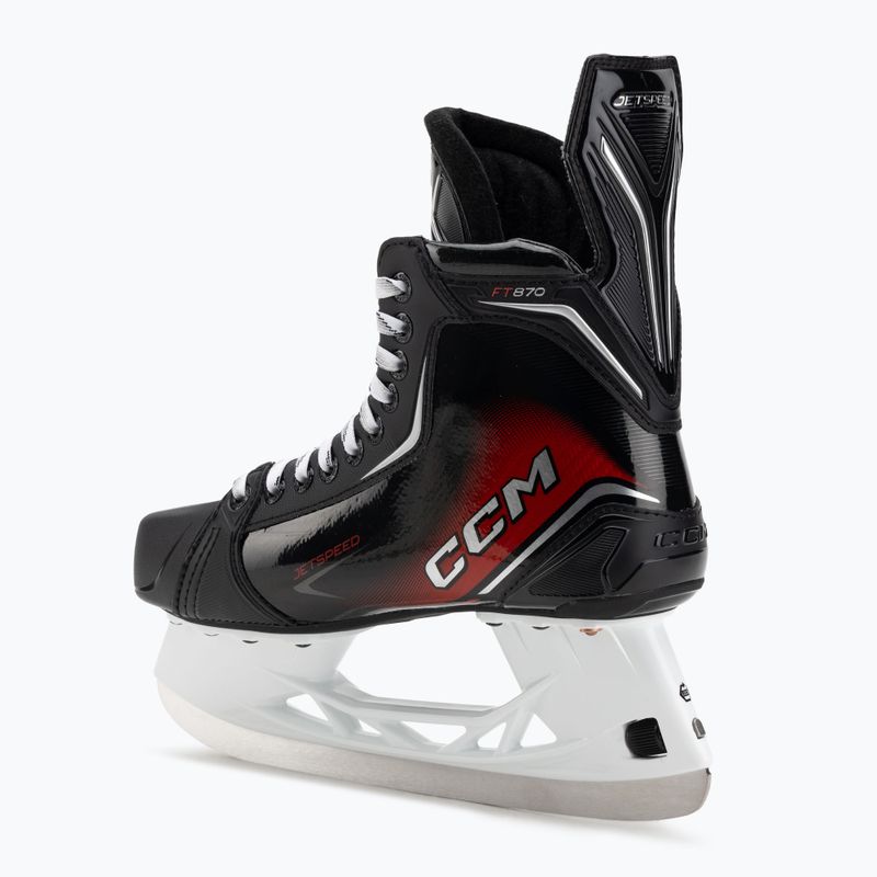 Pánske hokejové korčule CCM JetSpeed FT870 SR REG black 3