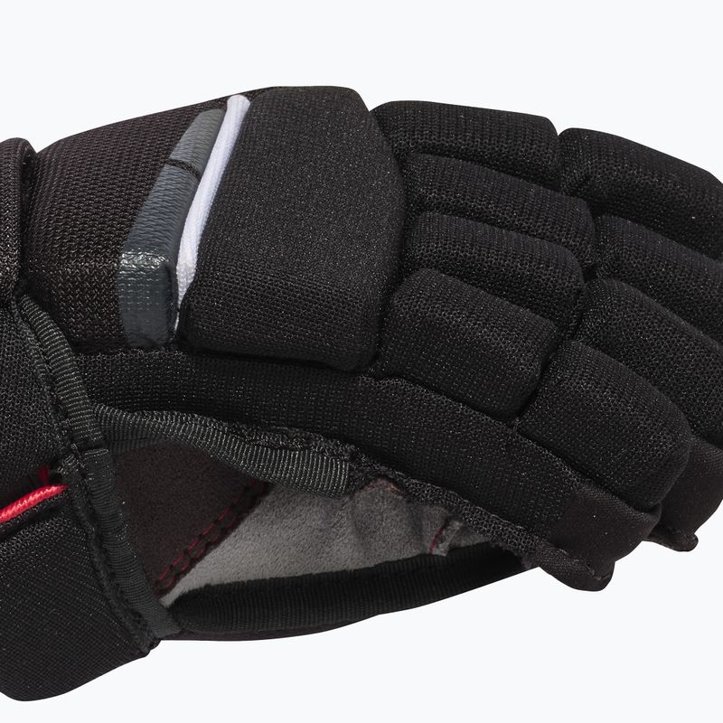 Hokejové rukavice pre deti CCM Next YT Gloves black/white 4