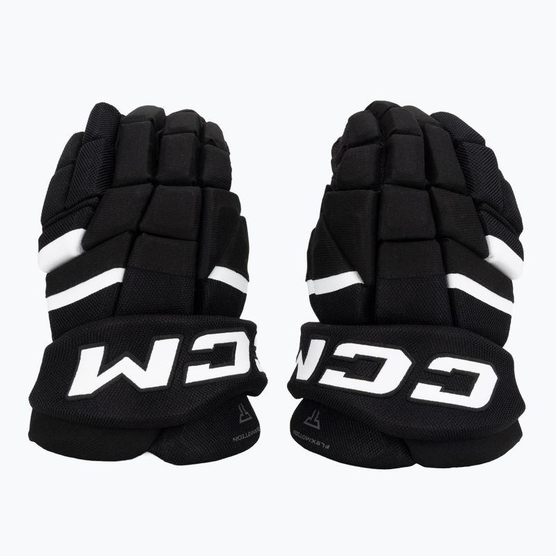 Hokejové rukavice pre deti CCM Tacks XR80 JR Gloves black/white 2