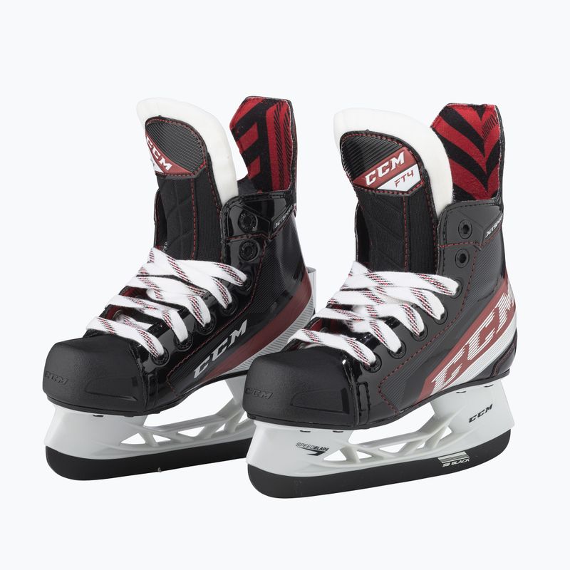 Detské hokejové korčule  CCM JetSpeed FT JR Regular black 2