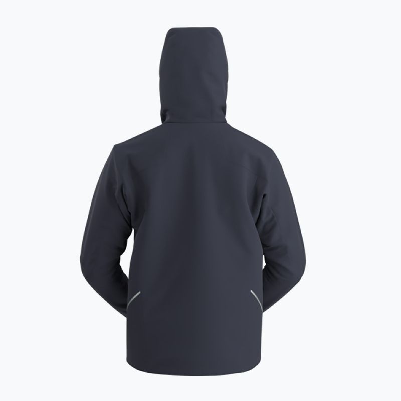 Pánska softshell bunda Arc'teryx Solano Hoody black sapphire 4