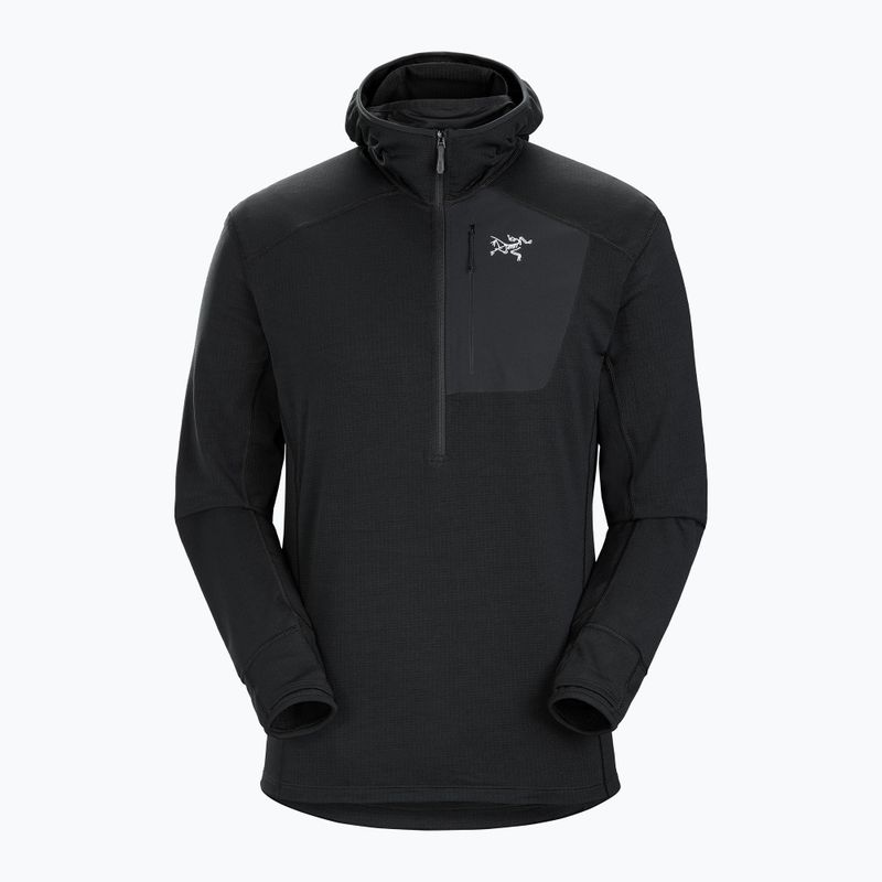 Pánska fleecová mikina Arc'teryx Delta 1/2 Zip Hoody čierna 29664