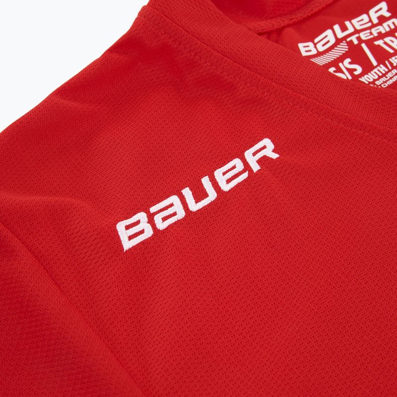 Detský hokejový dres longsleeve Bauer Flex Practice Jersey Jr red 4
